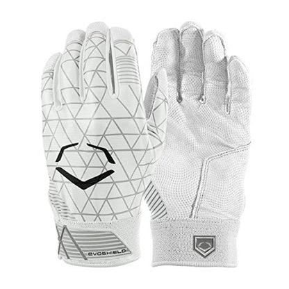 Evoshield EvoCharge Protective Batting Gloves - color: White, size: Small, style: Youth