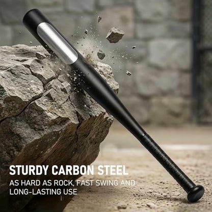 Metal Baseball Bat 21 Inch Aluminum Bat Lightweight Metal Construction with Non-Slip Grip for Practice & Training
