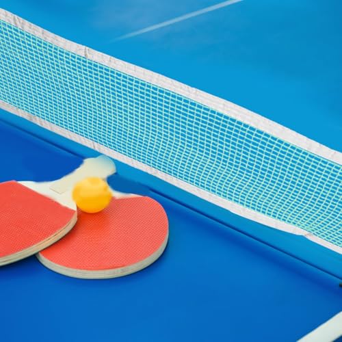 BESPORTBLE Portable Foldable Table Tennis Net with Mesh Stable Pong Net for Standard Tables Reusable and Easy to Clean for Indoor and Outdoor Sports with Family and Friends