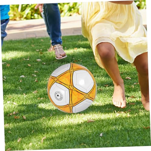 Abaodam Size 5 Soccer Ball Machine Stitched PVC Training Ball for Boys and Girls and Adults Sturdy Outdoor Soccer Equipment for Games and Practice 1 Piece
