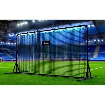 12x6 Steel Frame Soccer Rebounder Backstop Wall w/Carry Case. Perfect for Solo/Team Kickback Practice and Pass Training. Improve Touch/Passing & Ball Control Skills! US Owned