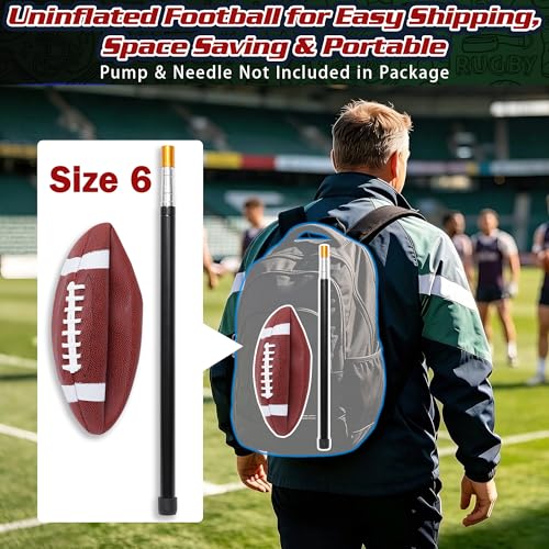 Football Snap Trainer Pro, Sizi 6 Football Training Equipment for Defensive Line Reaction Speed & Snap Timing, Telescoping Collapsible Coaching Stick for Football Drills, Special Teams Practice Aid