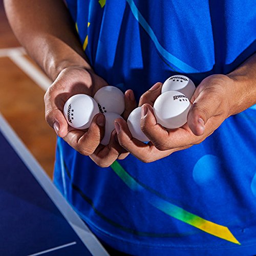 Champion Sports 3 Star Table Tennis Ball Pack – Tournament Size, 40mm Seamless, CTTA & ITTA Approved - style: Box of 38 (White)