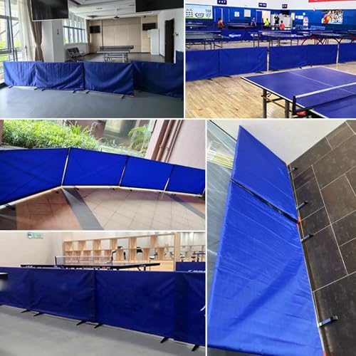 Table Tennis Surround Temporary Wall, Removable Training Fence. Table Tennis Court Surround Barrier, 420D Oxford Cloth Fence for Blocked Areas and Enhanced Play，（A） - color: A
