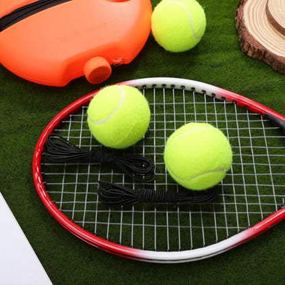 NUOBESTY Tennis Buddy Tennis Trainer Rebound Ball with String Solo Portable Practice Rebounder Equipment for Adult Beginner, Self Training Base Tool with 3 Balls for Indoor Outdoor