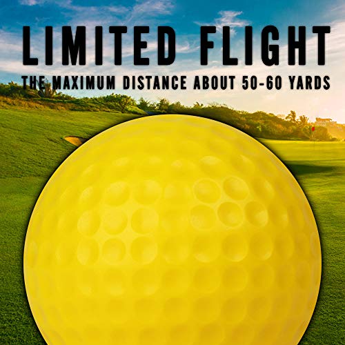 CHAMPKEY Practice Foam Golf Balls - 16 or 32 Pack | Limited Flight, True Spin and Feel Training Balls - color: 16 Pack