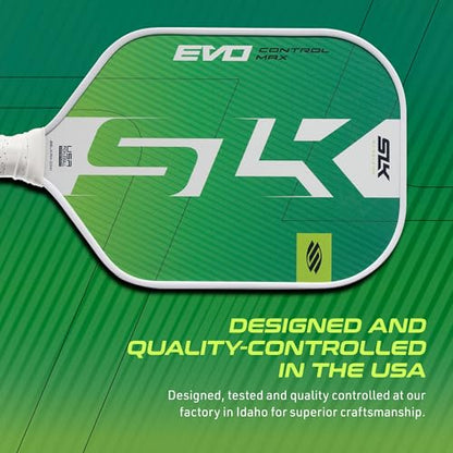 2025 SLK Evo Control MAX Pickleball Paddle Bundle | 2 x Citron Paddles + 12 Pack Pickleballs