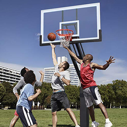Katop Professional Basketball Rim, Heavy Duty 18 Inch Basketball Rim Replacement with Nylon Net Indoor and Outdoor, Standard Goal Reinforced Mounting Bracket Fit 5"x5",5"x4",5"x3",4"x3" Backboards - color: 1-springs basketball rim