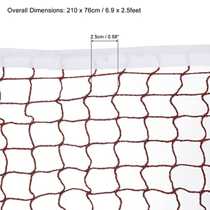 PATIKIL Badminton Net, Badminton Court Netting Replacement for Outdoor Indoor Beach - size: 7x2.5ft