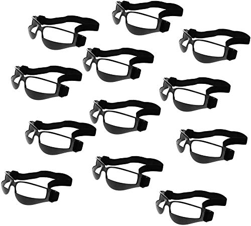 12 Pieces Basketball Dribble Goggles Dribbling Training Specs Sports Equipment