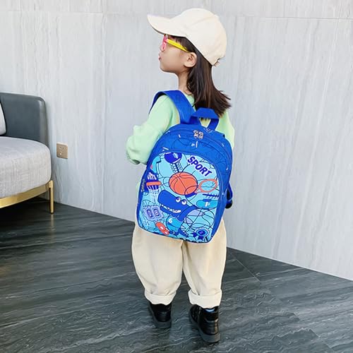 CHERUBIC Kids Toddler Cute Backpack Little Cartoon Travel Lightweight Bag Daypack For 3 Girls Boys (Basketball) - color: Basketball, size: Small-12"H