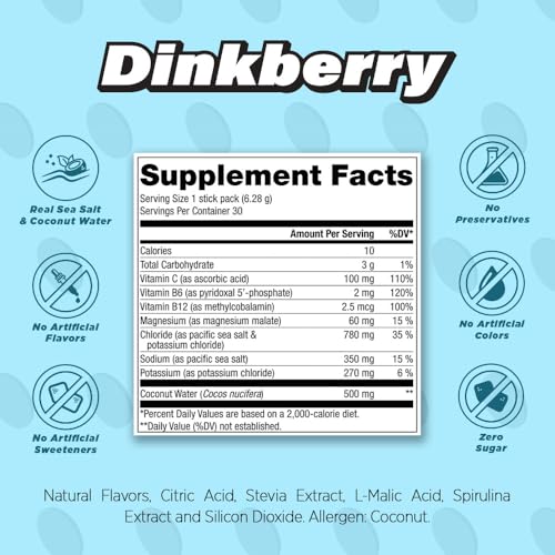 Pickleball Electrolyte Variety Pack | No Sugar, Non-GMO | 12 Drink Sticks