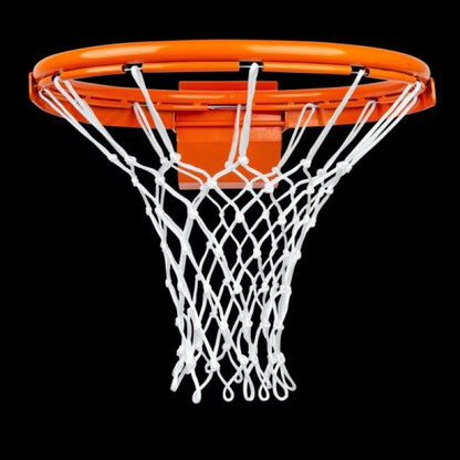 Indoor Basketball Nets (Pair) – Heavy-Duty Woven Material for Standard Hoops – Durable Net Replacement for Gym, Court, or Training Use - size: 3mm