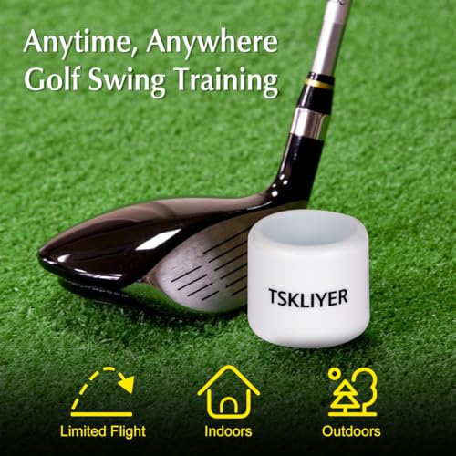 12 Pcs Practice Golf Balls, Limited Flight Golf Practice Balls Training Aid for All Golfers Full Swing in Indoors Backyard Driving Range