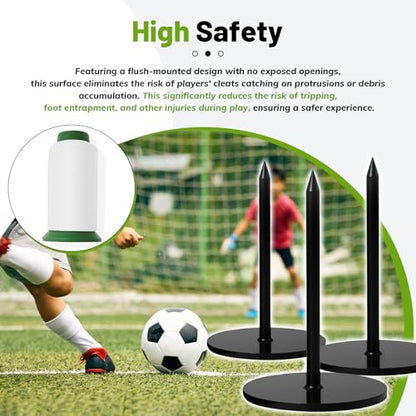10/20 Packs Metal Sports Field Marking System,Soccer Marking Kit,Marking Kit for Baseball and Other Sports Fields. Made of High-strength Iron, It is Extremely Durable and Resistant to Breakage