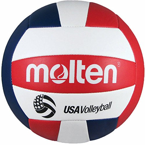 Molten Recreational Volleyball - color: Red/White/Blue