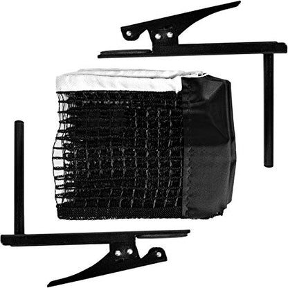 Butterfly Clip Net Set – Table Tennis Table Clip Net Set – Replacement Net for Compact/Easifold 19 Tables – Includes All the Necessary Parts to Replace an Old Net