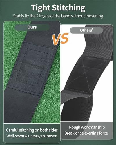 GreenHaven Golf Swing Arm Band Golf Swing Training Aid Elastic Swing Correcting Trainer Band for Golfers Beginners Arm Elbow Posture Teaching Tool Accessory for Golf Club Practice