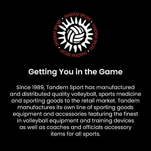 Tandem Sport Volleyball Net Setter - Volleyball Net Measure Chain - 4 Pre-Set Net Heights for Men's, Women's, Coed, and Junior Volleyball - Volleyball Referee Equipment - style: Without Pouch