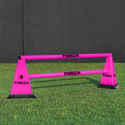 FORZA Cone & Hurdle Training Sets | Improve Your Speed & Agility Skills - Available in 3 Styles and 8 Colors - color: Pink, style: Pro Tri Cone