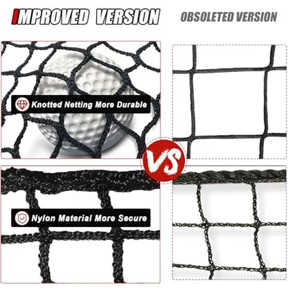 Sports Netting - Heavy Duty Ball Net for Golf, Baseball, Hockey, Soccer