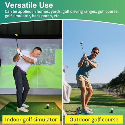 8 Pack ‌Simulator Golf Tees, TPU Unbreakable Material, Height from 1/4" to 2", Suitable for Indoor, Outdoor, Winter, Golf Mats, Turf and Driving Range