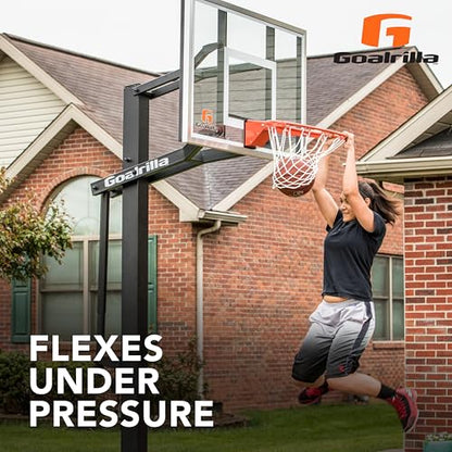 Goalrilla Pro-Style Breakaway Medium Weight Basketball Hoop Flex Rim