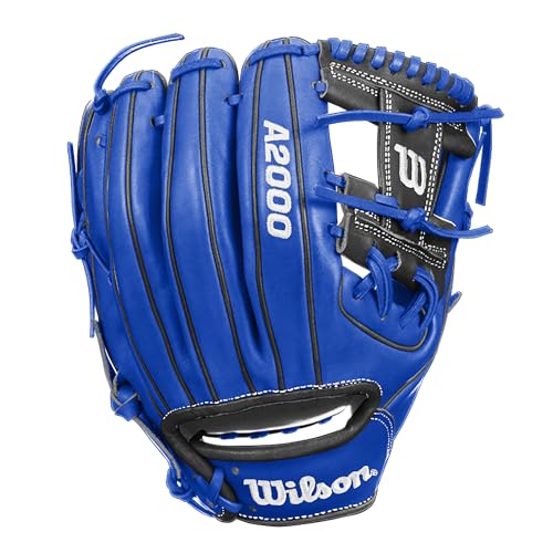 Wilson A2000 1786 Baseball Glove, Right Hand Throw, Infield Series - Exclusive Edition - color: Royal Blue/Black