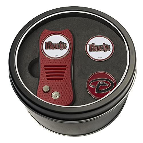 Team Golf MLB Adult-Unisex Tin Gift Set With Switchfix Divot Tool and 2 Ball Markers