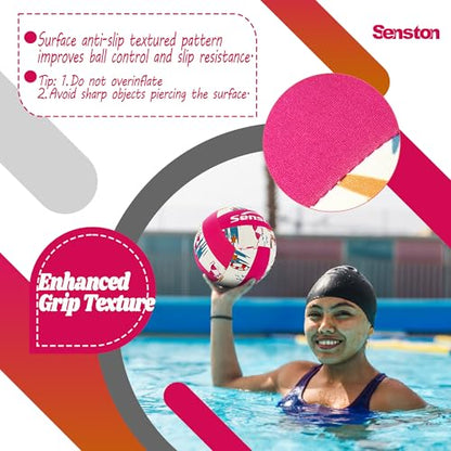 Senston Lightweight Water Pool Volleyball Size 5 for Pool Games,for Beach Volleyball Indoor Outdoor