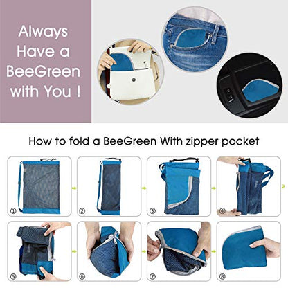 BeeGreen Mesh Drawstring Bag Swim Backpack for Beach Pool Sports Gym Draw String Cinch Bags for Swimming Soccer Basketball Gear Teal - color: Teal, style: Mesh Bag