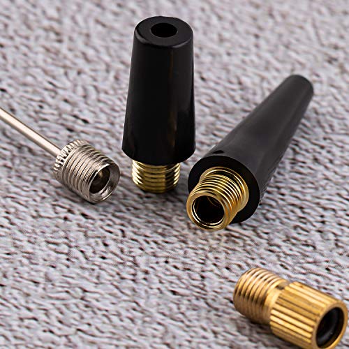 SAVITA Ball Pump Inflation Needle Set Tire for Inflatables Air Nozzle Pump Adapter Adaptor for Inflator Toys, Sport Balls, Basketball, Balloons and Bicycle Bikes