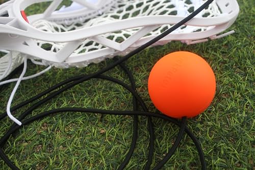 Lacrosse Rebounder, Lacrosse Training Equipment Fits All Sticks, Ideal Lacrosse Gifts for Boys&Girls, Perfect Training Gear for Beginners (2 Ball)