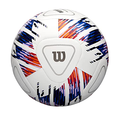 Wilson NCAA Vivido Replica - color: White/Orange/Purple, size: Size 4