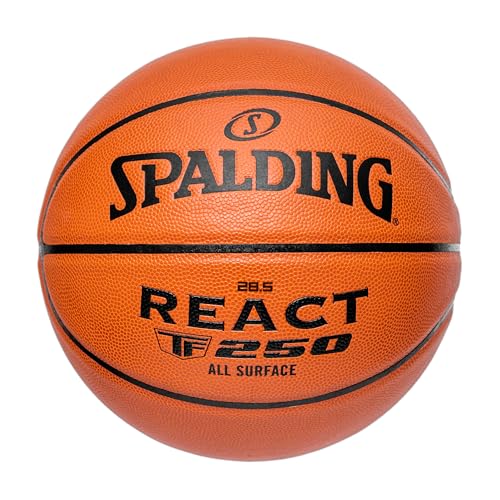 Spalding React TF250 Indoor-Outdoor Basketball - size: Size 6, 28.5"