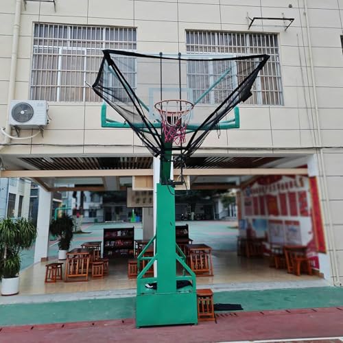 Basketballtrainer Basketball Ball Server Portable Return Net for Hoop Rebounder Chute Shot Returner Attachment for Shooting
