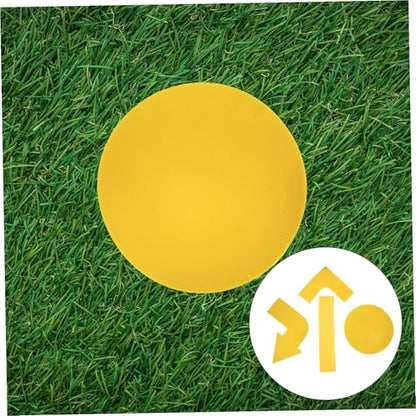 4Pcs Sports Exercise Spot Markers Flat Composite Ground Marking Tools for Outdoor Training Agility Drills Football Soccer Basketball