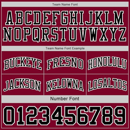 Custom Reversible Basketball Jerseys Men Youth, Personalized Sports Shirts Team Uniforms Printed Name Logo Number - color: Deep Red and Black