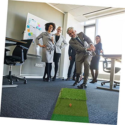 Portable Golf Practice Grass Mat Golf Swing Pad Driving Turf Training Aid - 30x60cm