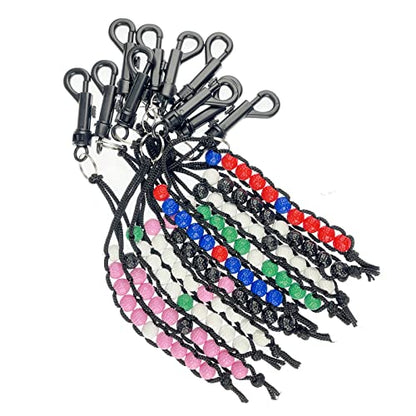 10 Pack Golf Bead Counter Golf Stroke Counter with Clip