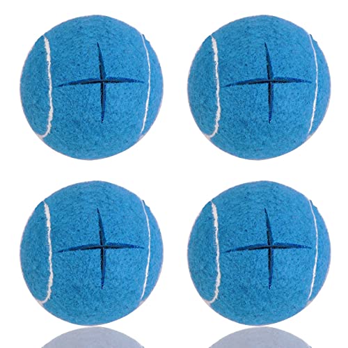 Premium Precut Tennis Balls Walkers 4 Pcs Balls with Precut Opening for Easy Installation,Walker Accessories for Seniors Fit Most Walkers,for Furniture Legs and Floor Protection - color: Light Blue
