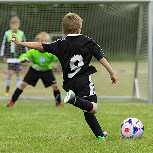 GoSports Premier Soccer Balls - Single or 6 Pack - Sizes 3, 4, 5, with Ball Pump - size: Single Ball - Size 3