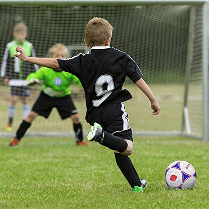 GoSports Premier Soccer Balls - Single or 6 Pack - Sizes 3, 4, 5, with Ball Pump - size: Single Ball - Size 3