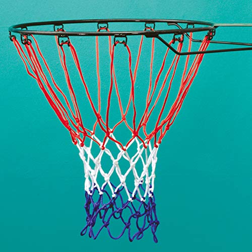 Sure Shot Basketball Net-Red, White and Blue, One Size
