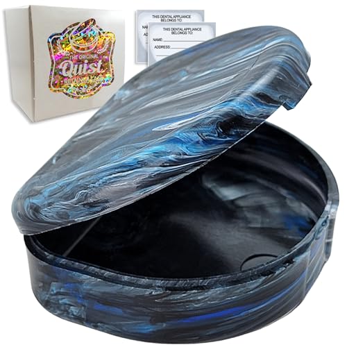 QUIST (TM) FarOut - Orthodontic Retainer Case (Color - Blue Steel)