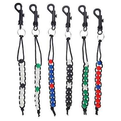 6 Pack Golf Beads Count Stroke Score Counter (6 Colors)