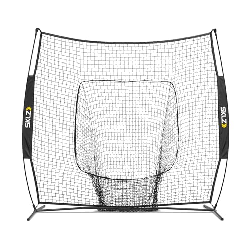 SKLZ Portable Baseball & Softball Hitting Net - Train Anywhere, Anytime | Durable & Easy Setup Skill Levels | Boosts Accuracy & Power | Ideal for Practice & Drills. - size: 7 X 7 Feet, style: Vault Net