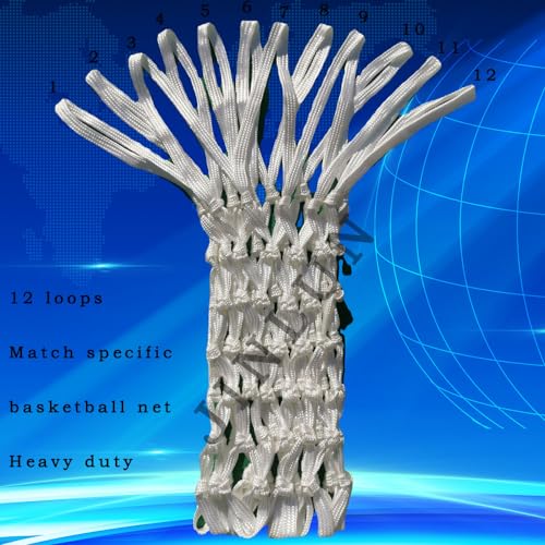 Outdoor Heavy-Duty Basketball net 12 Loops Competition Standard net