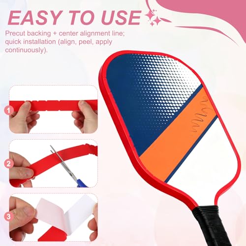 Pickleball Edge Guard Tape, Paddle Edge Cover, Pickleball Protection Tapes Pickle Ball Paddle Accessories