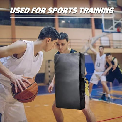 Taekwondo Kick Shield Pad: 24x16in Large Martial Arts Punching Blocking Boxing Pad for Adults Gym MMA